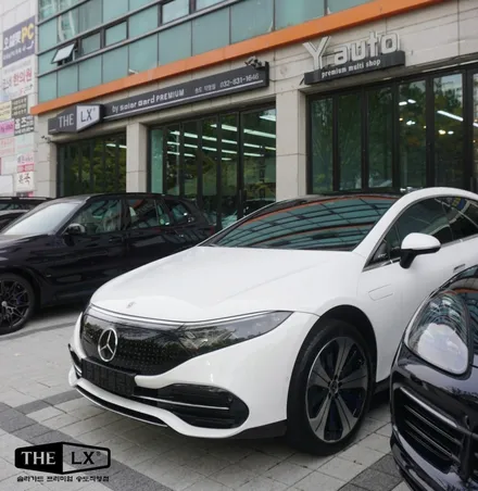 반사필름의 원조!! 더엘엑스 솔라가드프리미엄 퀀텀 썬팅으로 벤츠 EQS350 틴팅시공 완료!! / 인천 연수구 송도동