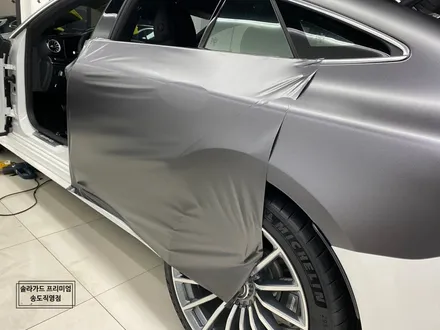 인천 랩핑 추천 벤츠 AMG GT43 반무광 사틴 다크 그레이로 시선강탈 카리스마!! / 인천 연수구 송도동