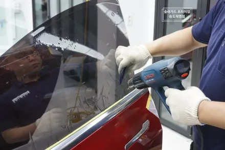 인천 썬팅 (틴팅) 잘하는 곳, 테슬라 모델3 솔라가드 프리미엄 티타늄 썬팅 완벽하게 시공 완료! (솔라가드 프리미엄 송도직영점) / 인천 연수구 송도동