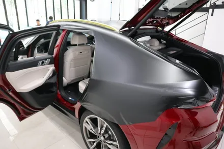 인천 송도 랩핑 BMW X6 사틴블랙 전체랩핑으로 묵직한 아우라!! / 인천 연수구 송도동