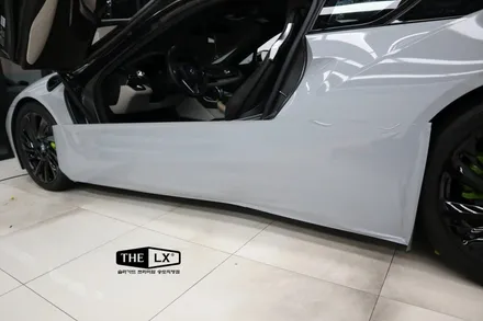인천 송도 BMW i8 랩핑도 역시 최고! 유광 쿨그레이 색상으로 변화하여 더더욱 설레이는 I8 시공후기 / 인천 연수구 송도동