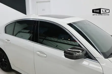 인천 더엘엑스 솔라가드 프리미엄 송도직영점 BMW 530i 윈도우 크롬 랩핑시공후기 / 인천 연수구 송도동