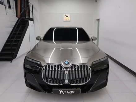 BMW 7시리즈 740d  투톤(듀오톤) 컬러 PPF 실내 PPF 시공 / 인천 연수구 송도동