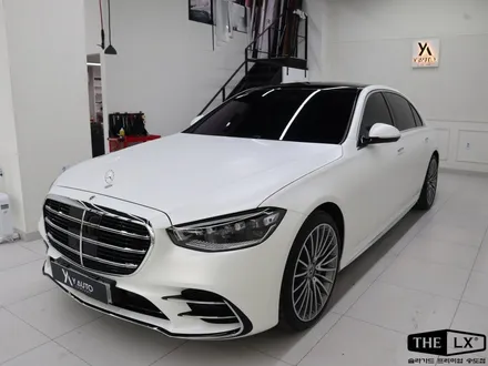 벤츠 S500 4matic 세라믹 화이트 전체 랩핑 시공! / 인천 연수구 송도동