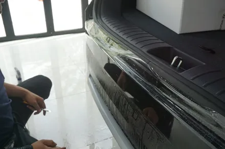 현대 팰리세이드와 에메랄드그린 퀀텀의 조합 / 인천 연수구 송도동