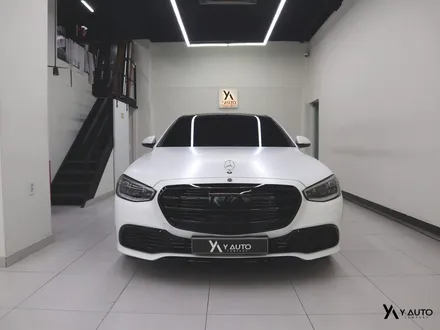 벤츠 S580 전체 무광 PPF, 크롬 딜리트(크롬죽이기) 시공 와이오토 / 인천 연수구 송도동