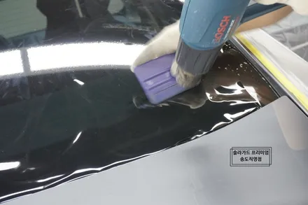 썬팅 재시공 잘하는 곳, BMW 530i 품격에 걸맞는 솔라가드 프리미엄 LX필름으로 썬팅 시공 완료!! (솔라가드 프리미엄 송도직영점) / 인천 연수구 송도동