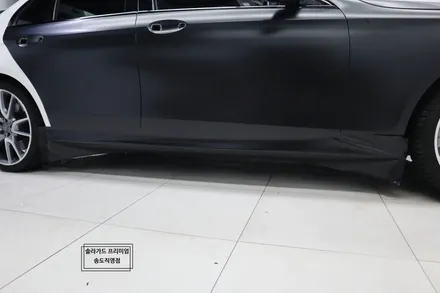 인천랩핑 끝판왕! 사틴블랙 전체랩핑으로 완벽한 변신한 벤츠 E53차량!! / 인천 연수구 송도동