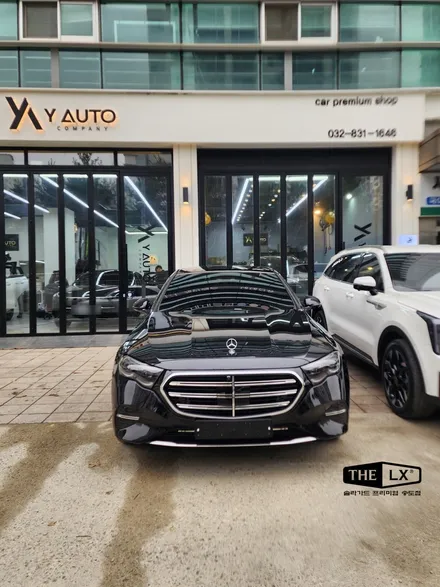 송도 벤츠 E350e 솔라가드 제니스IR 퀀텀 조합 썬팅시공 완료 / 인천 연수구 송도동