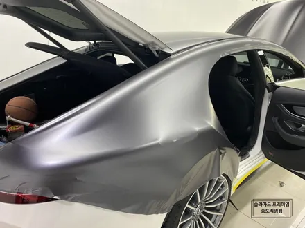 인천 랩핑 추천 벤츠 AMG GT43 반무광 사틴 다크 그레이로 시선강탈 카리스마!! / 인천 연수구 송도동