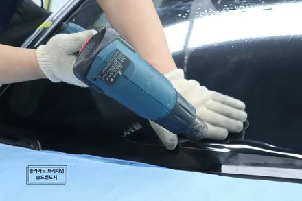 인천 썬팅 재시공 잘하는 곳!! BMW 530i 썬팅 재시공은 솔라가드 프리미엄 송도직영점에서~~ (솔라가드 프리미엄 퀀텀) / 인천 연수구 송도동