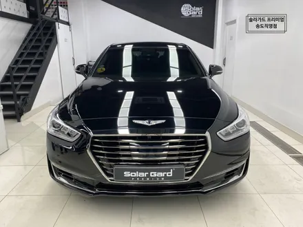 인천 랩핑 제네시스 EQ900 gloss glacier gray(유광 그레이셔 그레이) 시공퀄리티는 솔라가드 프리미엄 송도직영점이 최고!! / 인천 연수구 송도동