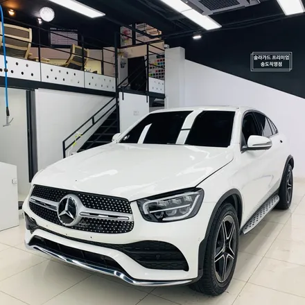 인천 PPF / 랩핑 추천 벤츠 GLC 300 쿠페 전체 PPF 시공 + 탑폴리에 루프스킨 (솔라가드 프리미엄 송도직영점) / 인천 연수구 송도동
