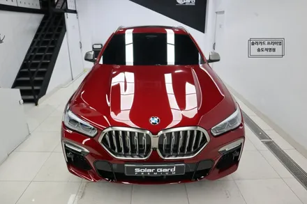 인천 송도 랩핑 BMW X6 사틴블랙 전체랩핑으로 묵직한 아우라!! / 인천 연수구 송도동