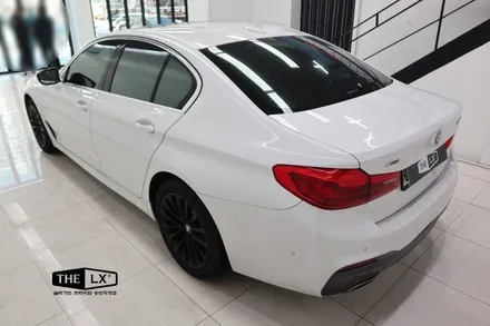 인천 더엘엑스 솔라가드 프리미엄 송도직영점 BMW 530i 윈도우 크롬 랩핑시공후기 / 인천 연수구 송도동