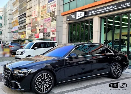 인천송도 자동차썬팅추천 벤츠 S580 라미네이트글라스에도 빛나는 THE LX 틴팅필름 / 인천 연수구 송도동