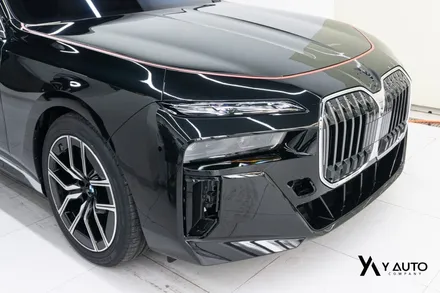 송도 PPF 추천, BMW 7시리즈 샴페인 골드 투톤 + 하단 시공 / 인천 연수구 송도동