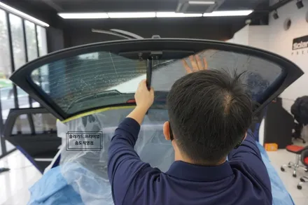 BMW 3시리즈 투어링 포르티망블루와 어울리는 썬팅 필름 선택! / 인천 연수구 송도동