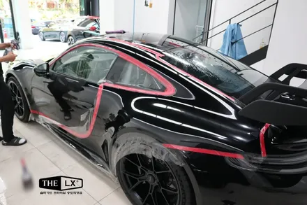 인천송도 포르쉐 GT3 돌빵 스트래스없이 날카로운 주행감각을 경험하기위해 PPF시공 완료! / 인천 연수구 송도동