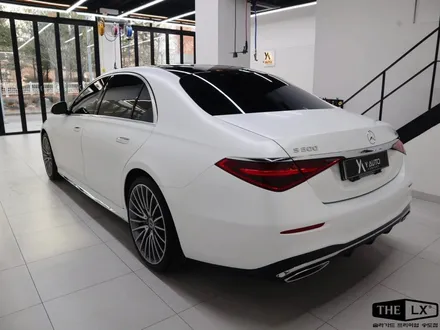 벤츠 S500 4matic 세라믹 화이트 전체 랩핑 시공! / 인천 연수구 송도동