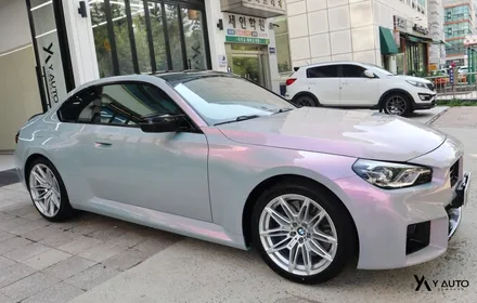 인천 송도 PPF 전문점 - BMW M2 화이트바디 TPU Fancy Volcanic Gray 풀체인지 / 인천 연수구 송도동