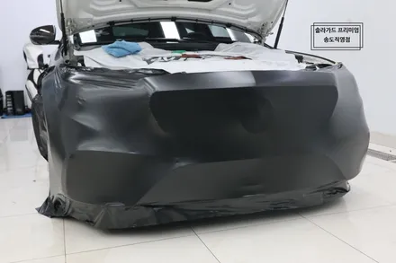 인천랩핑 끝판왕! 사틴블랙 전체랩핑으로 완벽한 변신한 벤츠 E53차량!! / 인천 연수구 송도동