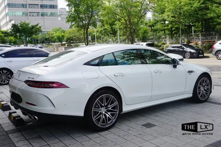후회하지 않을 자동차틴팅필름 선택! 벤츠 GT43 퀀텀 썬팅 시공후기 / 인천 연수구 송도동