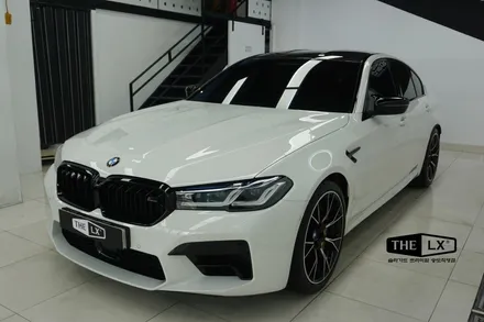 인천송도 자동차 썬팅추천업체 1순위 더엘엑스 (THE LX) 송도직영점 BMW M5 시공퀄리티 최고!! / 인천 연수구 송도동