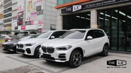 썬팅 필름 BMW  X5 LX, 퀀텀 시공완료로 차이 비교 / 인천 연수구 송도동