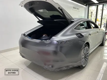 인천 랩핑 추천 벤츠 AMG GT43 반무광 사틴 다크 그레이로 시선강탈 카리스마!! / 인천 연수구 송도동