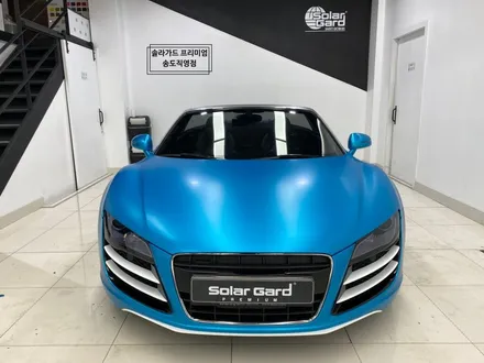 인천 랩핑 아우디 R8 스파이더 Satin Ocean Shimmer(사틴오션쉬머) 전체랩핑 퀄리티 최고! 새차뽑은줄!! / 인천 연수구 송도동