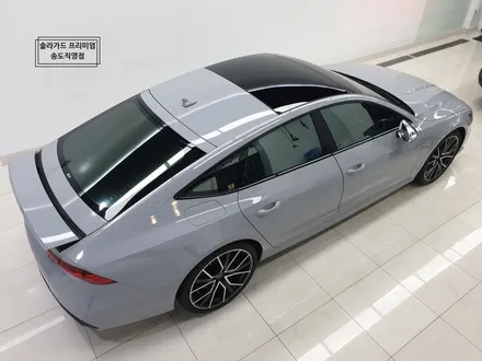 인천 랩핑 아우디 S7 쿨그레이 전체랩핑으로 분위기 변화!! 랩핑 시공은 역시 솔라가드 프리미엄 송도직영점!! / 인천 연수구 송도동