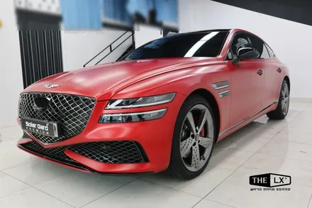 G80 전체랩핑, 아직도 고민만하시나요? 3M satin smoldering red (사틴 스모더링 레드)로 새로태어났어요. / 인천 연수구 송도동