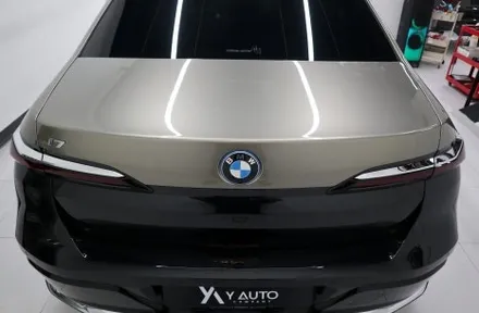 BMW i7 투톤 컬러 ppf,앞 범퍼 다이노쉴드 ppf 시공 PPF의 장점은? / 인천 연수구 송도동