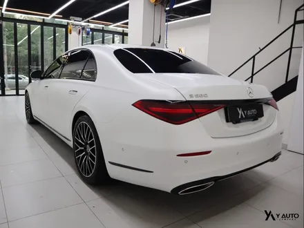 벤츠 S580 전체 무광 PPF, 크롬 딜리트(크롬죽이기) 시공 와이오토 / 인천 연수구 송도동