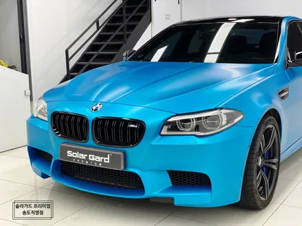 인천 랩핑 잘하는 곳 / BMW F10 M5 satin ocean shimmer (사틴오션쉬머) 전체랩핑 / 인천 연수구 송도동