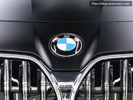 인천 송도 BMW 740i 사틴블랙 전체 랩핑 무광랩핑 비포에프터 / 인천 연수구 송도동