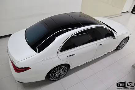 벤츠 S500 4matic 세라믹 화이트 전체 랩핑 시공! / 인천 연수구 송도동