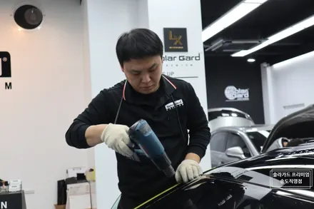 인천 썬팅 추천 솔라가드 프리미엄 송도직영점 벤츠 E클래스 E450 LX 퀀텀 틴팅 후기 / 인천 연수구 송도동