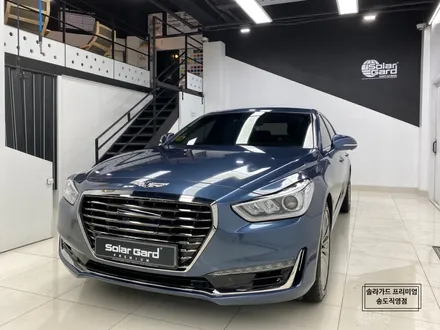 인천 랩핑 제네시스 EQ900 gloss glacier gray(유광 그레이셔 그레이) 시공퀄리티는 솔라가드 프리미엄 송도직영점이 최고!! / 인천 연수구 송도동