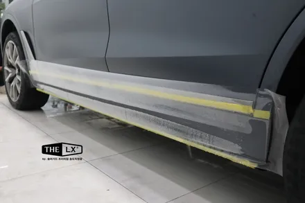 BMW X7 도장면보호와 랩핑시공의 1석2조 느낌!! 전체 무광PPF + 윈도우 크롬죽이기 랩핑 시공 후기 / 인천 연수구 송도동