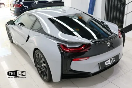 인천 송도 BMW i8 랩핑도 역시 최고! 유광 쿨그레이 색상으로 변화하여 더더욱 설레이는 I8 시공후기 / 인천 연수구 송도동