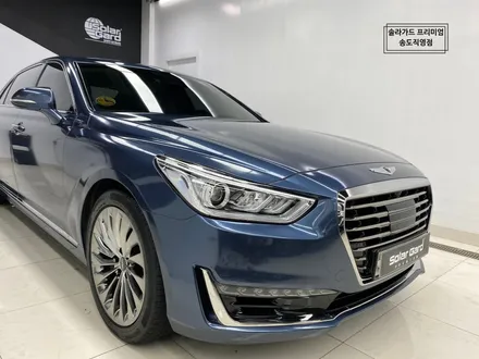 인천 랩핑 제네시스 EQ900 gloss glacier gray(유광 그레이셔 그레이) 시공퀄리티는 솔라가드 프리미엄 송도직영점이 최고!! / 인천 연수구 송도동