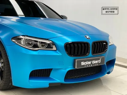 인천 랩핑 잘하는 곳 / BMW F10 M5 satin ocean shimmer (사틴오션쉬머) 전체랩핑 / 인천 연수구 송도동