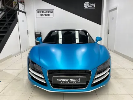 인천 랩핑 아우디 R8 스파이더 Satin Ocean Shimmer(사틴오션쉬머) 전체랩핑 퀄리티 최고! 새차뽑은줄!! / 인천 연수구 송도동