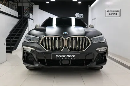 인천 송도 랩핑 BMW X6 사틴블랙 전체랩핑으로 묵직한 아우라!! / 인천 연수구 송도동