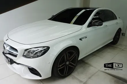 인천송도 완벽한 자동차 썬팅재시공업체! 더이상의 재시공 걱정없는 벤츠 E63 더엘엑스 LX 틴팅시공후기! / 인천 연수구 송도동