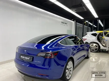 인천 랩핑 추천 / 테슬라 모델3 화이트에서 Gloss Deep Blue Metallic (유광 딥블루 메탈릭)으로 화려한 변신!! / 인천 연수구 송도동