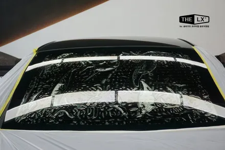 이제 더이상의 재시공은 없다! 인천 송도 썬팅 재시공 벤츠 SL63 블랙포스 장착을 위해 LX+퀀텀블랙 조합 썬팅시공완료 / 인천 연수구 송도동