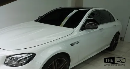 인천송도 완벽한 자동차 썬팅재시공업체! 더이상의 재시공 걱정없는 벤츠 E63 더엘엑스 LX 틴팅시공후기! / 인천 연수구 송도동